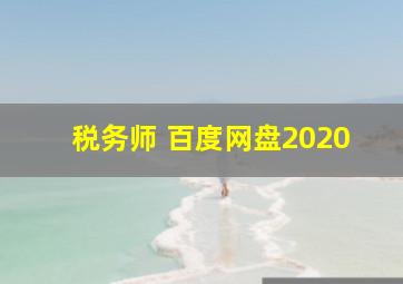 税务师 百度网盘2020